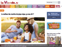 Tablet Screenshot of la-viande.fr